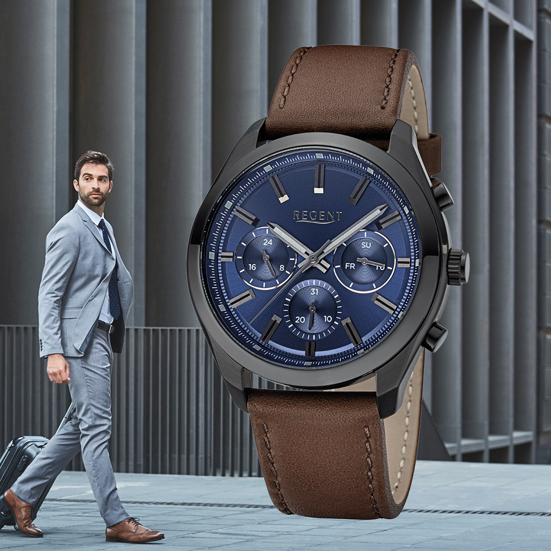 Urban KanteREGENT klarer Style mit Männeruhren Uhren Uhren Regent